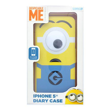 Minions Googly Eye Diary style iPhone 5/5s Case Extra Image 1